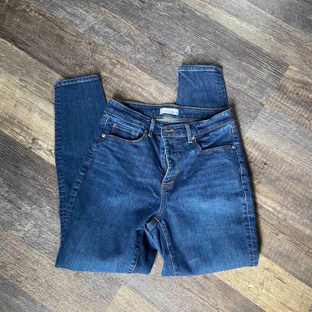 LOFT Curvy High Waist Skinny Jeans